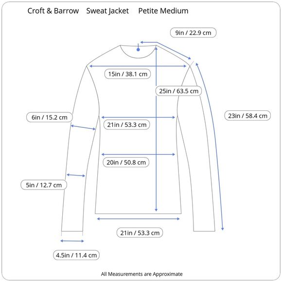 Croft & Barrow Full Zip Women's Sweat Jacket With Pockets Petite Medium Green - Picture 4 of 9